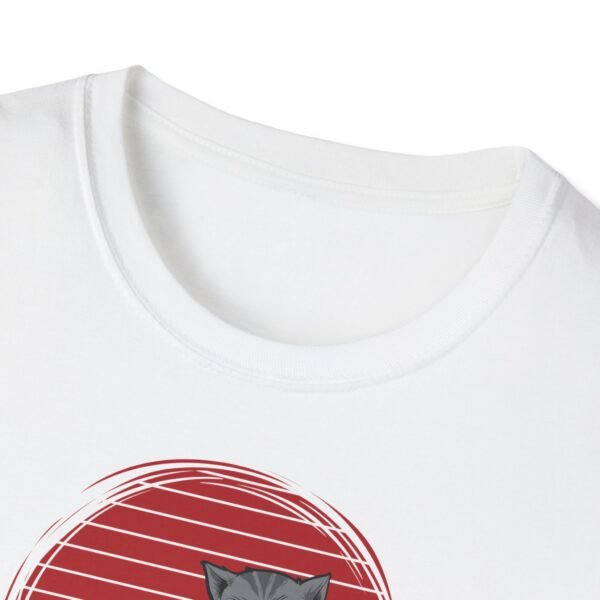 Cool Cat Biker T-Shirt - T-shirt unisexe souple pour les amoureux des animaux – Image 3